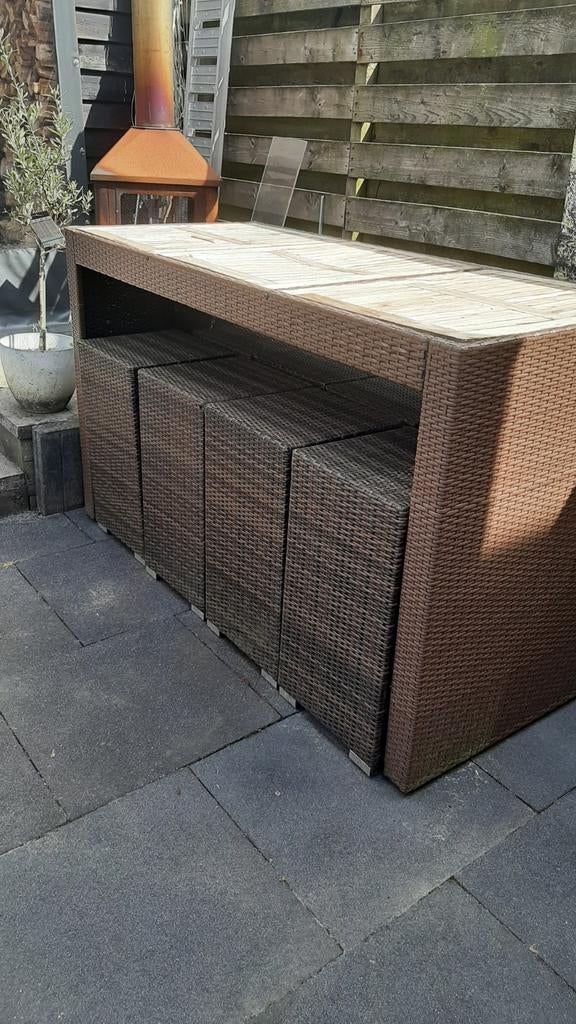 Hoge bartafel, Tuin en Terras, Ophalen, Gebruikt, Overige materialen, Overige typen