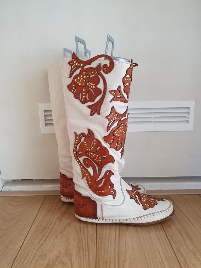 Hoge laarzen Karma of Charme, Hoge laarzen, Verzenden, Wit, Karma of Charme