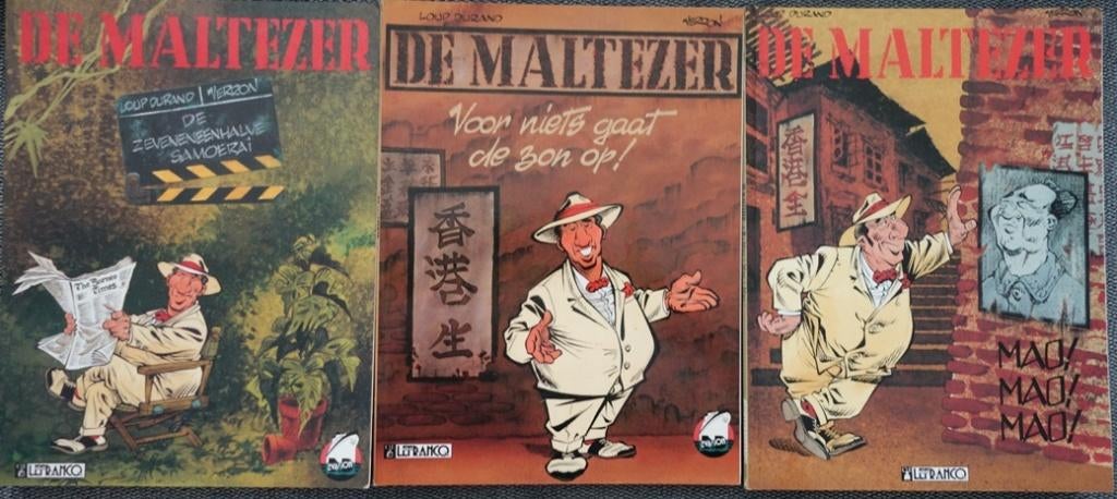 3x De Maltezer (Verron / Durand), Meerdere stripboeken, Ophalen of Verzenden, Gelezen, Verron / Durand