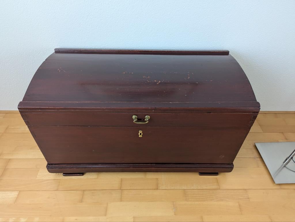 Houten dekenkist, Ophalen, Gebruikt, 100 tot 150 cm, 50 tot 75 cm