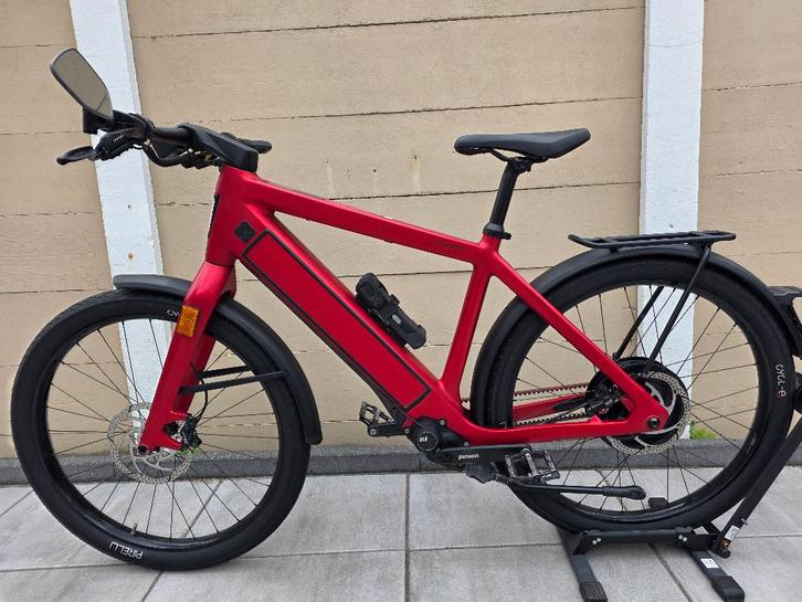 Stromer ST3 Pinion L Imperial Red Speedpedelec 45kmh 8-2022, Fietsen en Brommers, Elektrische fietsen, Nieuw, Stromer, Ophalen