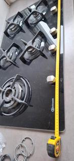 Bauknecht gasfornuis met 5 pitten - Zwart, Ophalen, Gebruikt, Inbouw, Gas