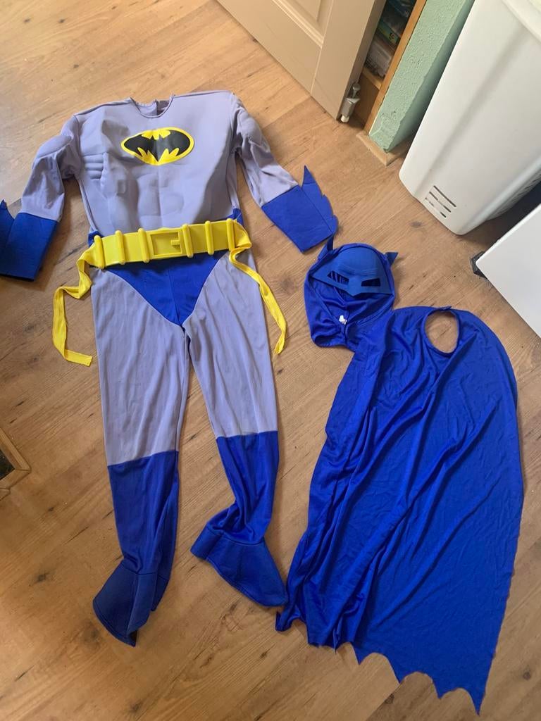 Batman verkleedset maat 140-152, Kinderen en Baby's, Carnavalskleding en Verkleedspullen, Ophalen of Verzenden, Gebruikt, 134 t/m 140