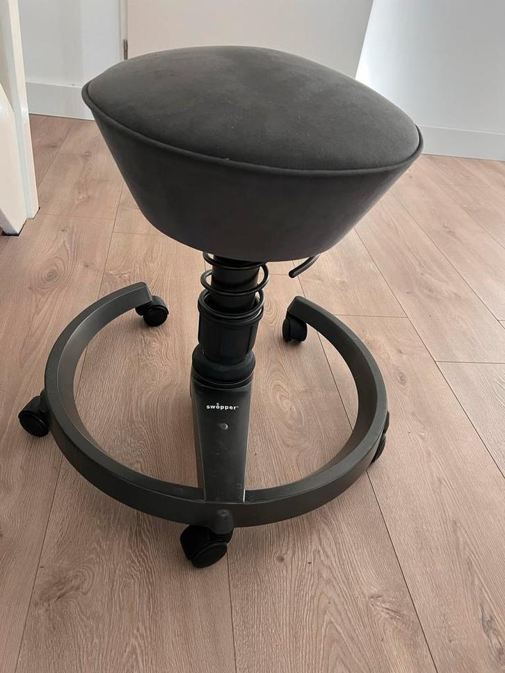 Swopper ergonomische bureaustoel - Grijs, Huis en Inrichting, Bureaustoelen, Gebruikt, Bureaustoel, Grijs, Ergonomisch, Ophalen