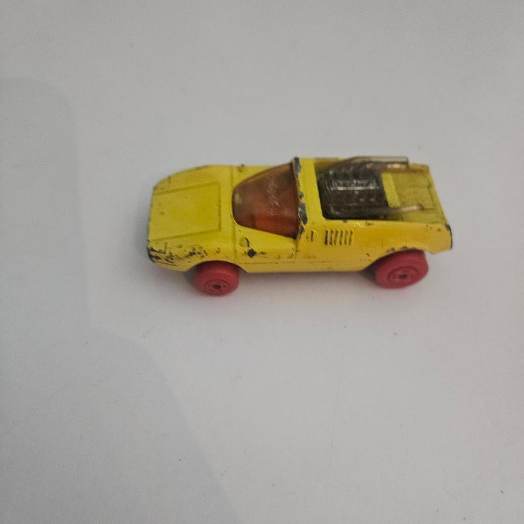 Matchbox Superfast 1971 Mod Rod 1:60 Geel Speelgoedauto, Ophalen of Verzenden, Gebruikt
