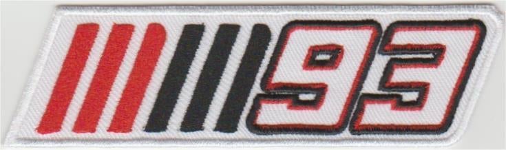 Marc Márquez stoffen opstrijk patch embleem #4, Ophalen of Verzenden, Nieuw, Auto's
