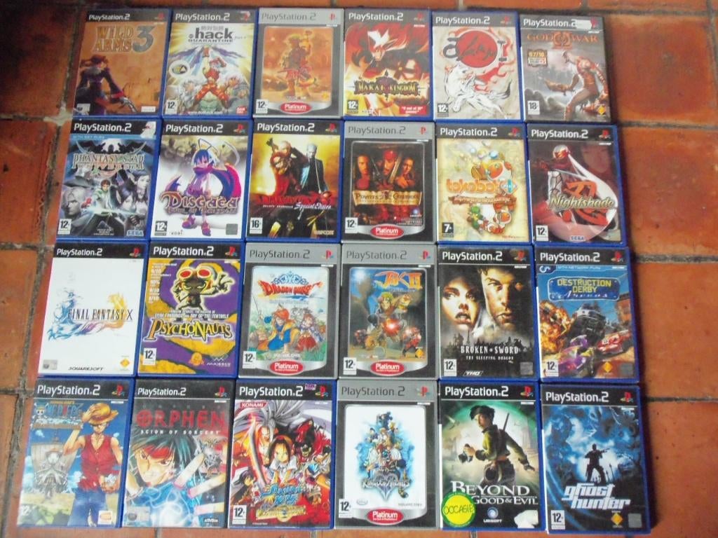PS2 games // PlayStation 2 spellen memory cards accessoires, Avontuur en Actie, Online, 1 speler, Ophalen of Verzenden