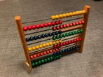 Vintage Klein Houten Telraam 10 rijen met 10 kraalen per rij, Ophalen, Zo goed als nieuw, Overige typen