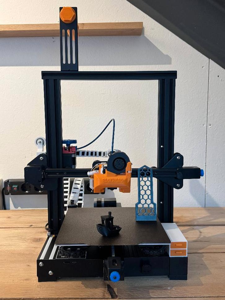UPGRADED Creality Ender 3 V2  – Top Printkwaliteit, Computers en Software, 3D Printers, Zo goed als nieuw, Ophalen