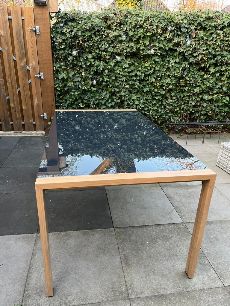 Nieuwe  tuintafel (merk Gardenpoint), Tuin en Terras, Tuintafels, Ophalen, Zo goed als nieuw, Rechthoekig, Aluminium