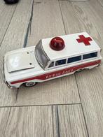Vintage blikken speelgoed ambulance – retro tin toy, Ophalen of Verzenden