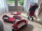 Joolz Geo 2, Bordeaux rood met uitbreiding set., Kinderen en Baby's, Kinderwagens en Combinaties, Ophalen of Verzenden, Zo goed als nieuw