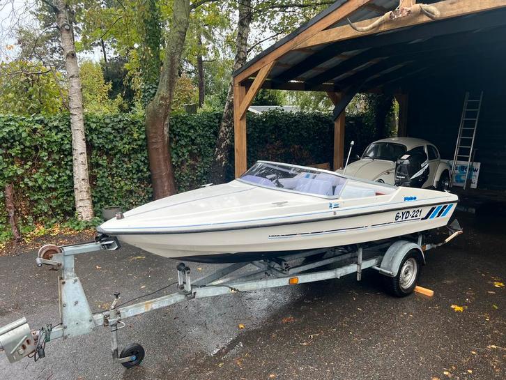 Fletcher Arrowsport Hebo edition | Suzuki DF50 pk 4 takt, Watersport en Boten, Speedboten, Gebruikt, 3 tot 6 meter, Benzine, Minder dan 70 pk