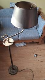 Oude verstelbare lamp van geel koper, Ophalen