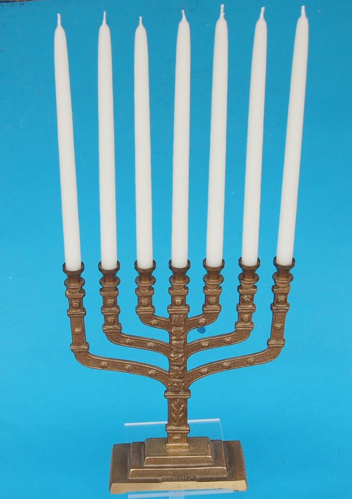 Menorah kaarsen - Menora kaarsen - Chanoeka kaarsen., Overige materialen, Nieuw, Ophalen of Verzenden, Crème