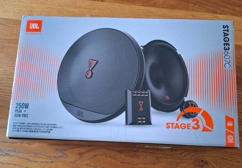 JBL Stage3 607C 2-weg Component Car Speakers, Ophalen of Verzenden, Nieuw