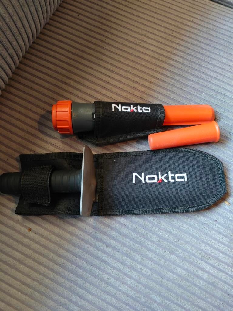 Nokta Makro-pointer & premium digger - Zo goed als nieuw!, Hobby en Vrije tijd, Metaaldetectors, Ophalen, Zo goed als nieuw, Overige merken