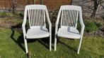 Hartman witte tuinstoelen, stapelbaar, Ophalen, Kunststof, Stapelbaar