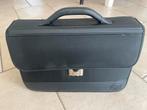 Delsey documentenkoffer / attachékoffer zwart – vintage, Ophalen of Verzenden, Zo goed als nieuw, Zacht kunststof, Minder dan 50 cm