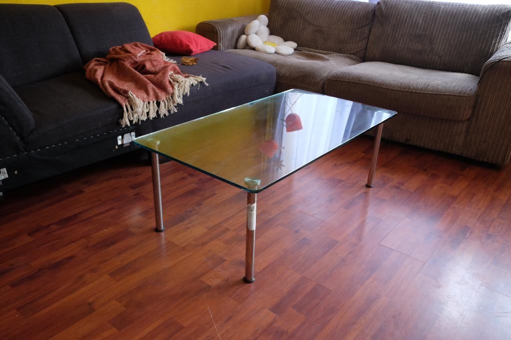 salontafel, Huis en Inrichting, Tafels | Salontafels, Ophalen, Gebruikt, 100 tot 150 cm, 50 tot 100 cm