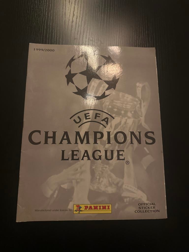 Panini album CL 1999/2000 - Bijna compleet met bestelformuli, Ophalen of Verzenden, Zo goed als nieuw, Sport