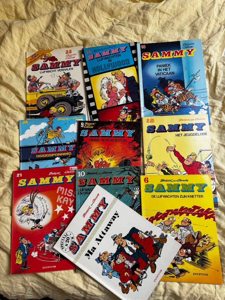 Sammy strips - 10 stripboeken, Meerdere stripboeken, Ophalen of Verzenden, Gelezen