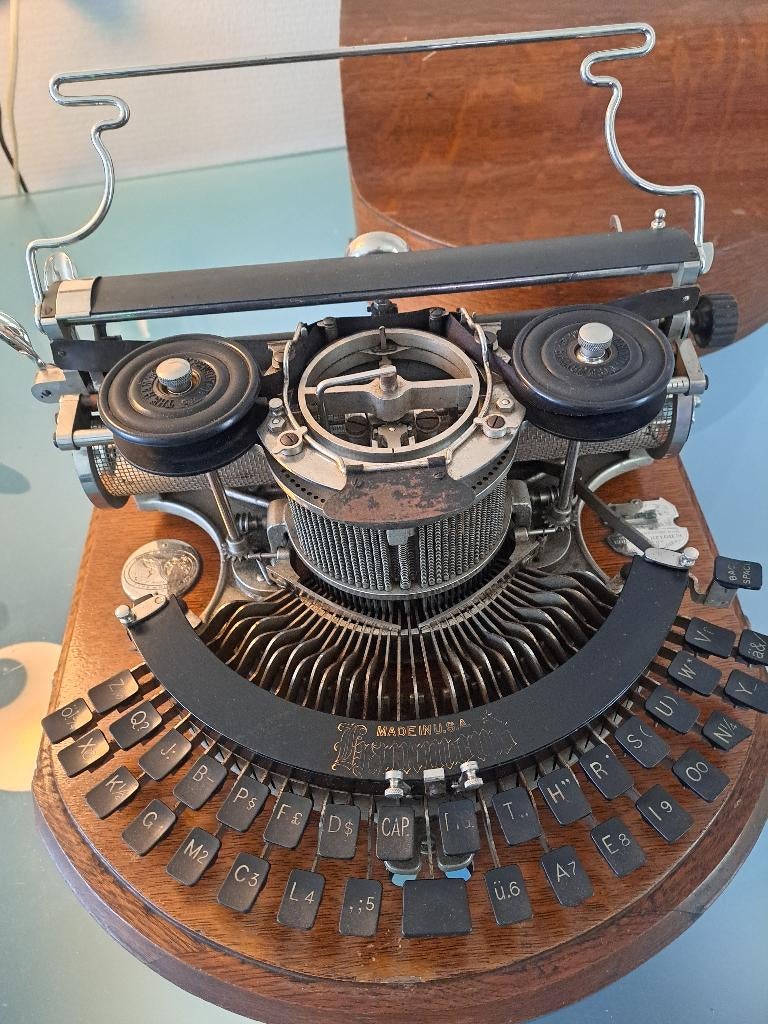 Antieke Typemachine Hammond USA Model 1B 1893 TOP STAAT, Diversen, Typemachines, Ophalen of Verzenden, Gebruikt
