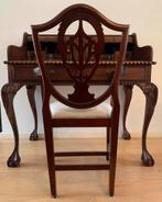 Authentiek Thomas Chippendale secretaire met stoel, Ophalen