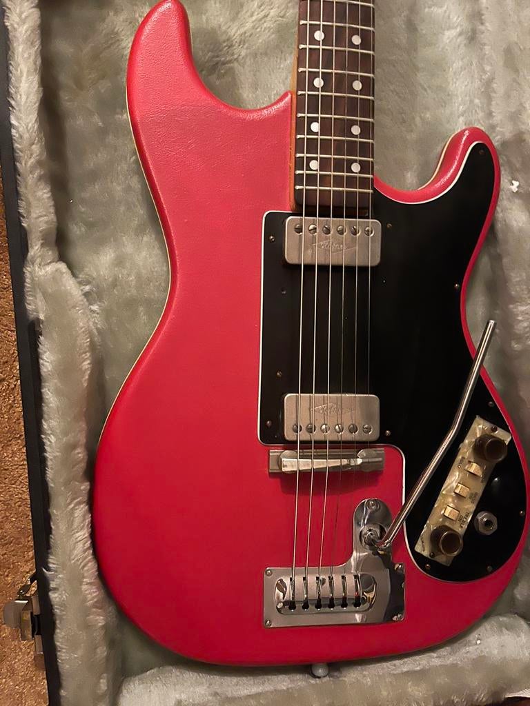 hofner 172 vinyl fiesta red 1962, Ophalen of Verzenden, Zo goed als nieuw, Solid body, Overige merken