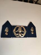 Setje Koninklijke Marechaussee, Verzamelen, Ophalen of Verzenden, Marechaussee, Nederland, Embleem of Badge