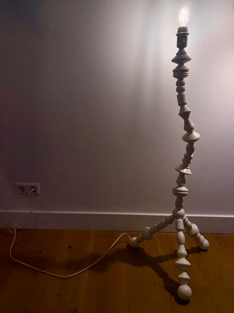 Ikea Svarva PS vloerlamp, Ophalen, Zo goed als nieuw, Hout, 100 tot 150 cm
