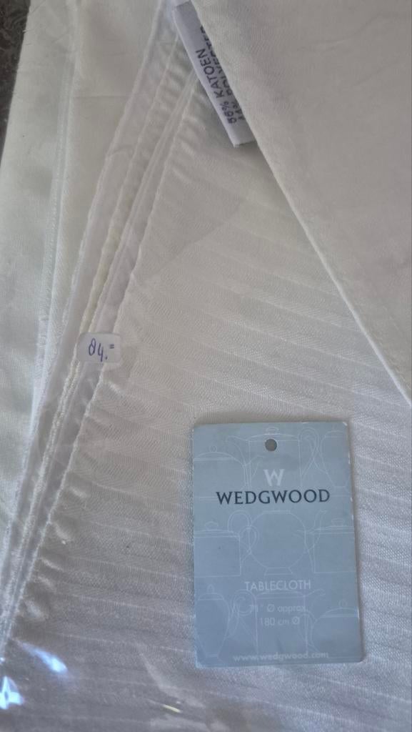 Wedgewood rond tafel kleed 180 doorsnee (  kleine vlek ), Ophalen of Verzenden, Rond