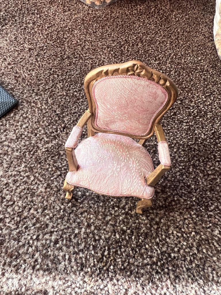 Poppenhuis stoeltje, Verzamelen, Ophalen of Verzenden, Nieuw, Poppenhuis