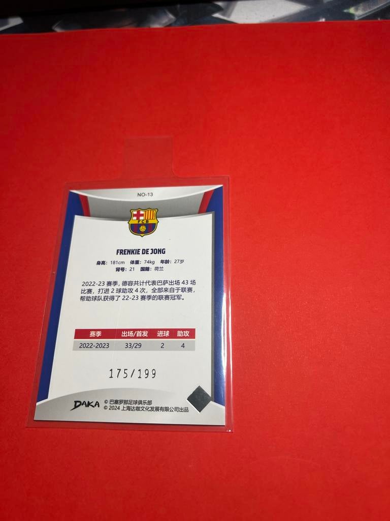 Frenkie de Jong FC Barcelona Spelerskaart - Limited Edition, Ophalen, Zo goed als nieuw, Buitenlandse clubs, Spelerskaart