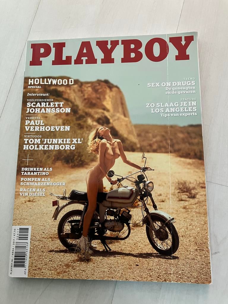Playboy Magazine NR04/2017 - Hollywood Special, Ophalen of Verzenden, Gelezen, Overige typen