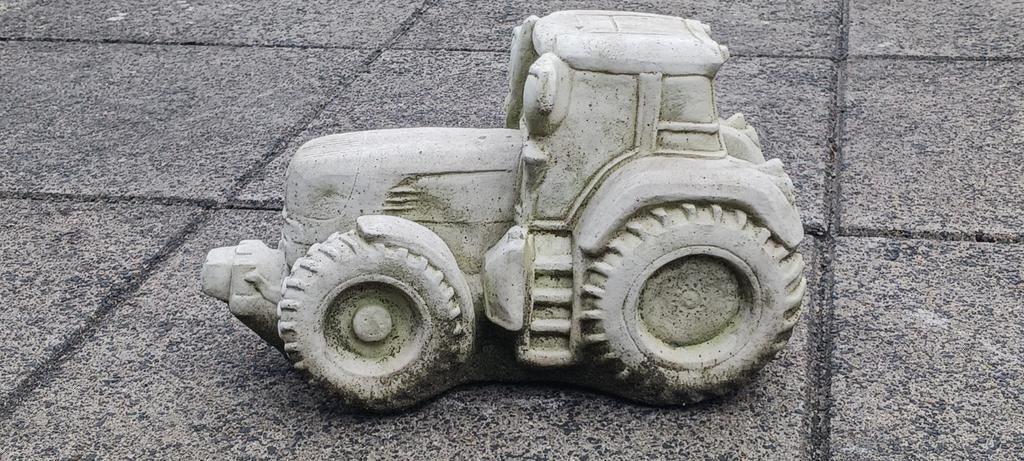 BETON TUIN BEELD TRACTOR TREKKER, Tuin en Terras, Ophalen of Verzenden, Gebruikt, Beton, Overige typen