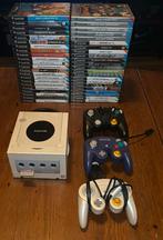 Nintendo GameCube • 44 games • 3 controllers • Pearl White, Ophalen, Gebruikt, Wit, Met games