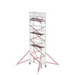 Altrex RS5 steiger – Fiber Deck vloeren + Safe-Quick – 10.2m, Ophalen, Gebruikt, Rolsteiger of Kamersteiger, 5 meter of hoger