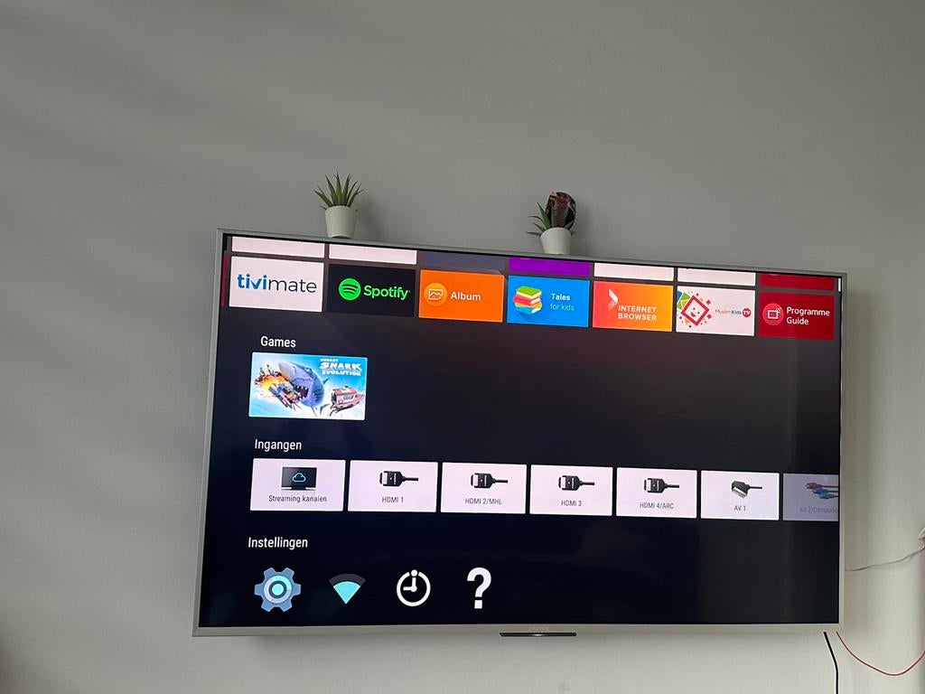 Sony smart tv 55 inch, Audio, Tv en Foto, Televisies, Ophalen of Verzenden, Zo goed als nieuw, 100 cm of meer, Sony