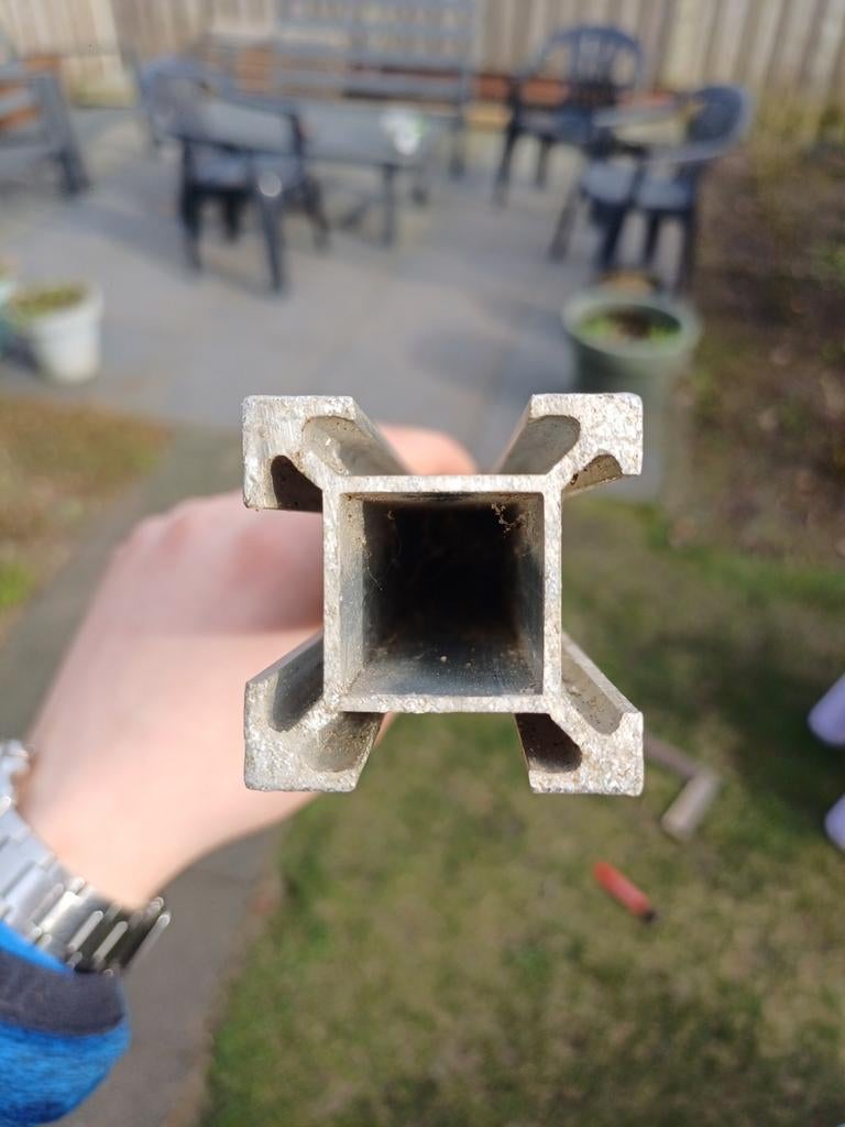 Aluminium profiel, Doe-het-zelf en Verbouw, Metalen, Ophalen, Zo goed als nieuw, Aluminium