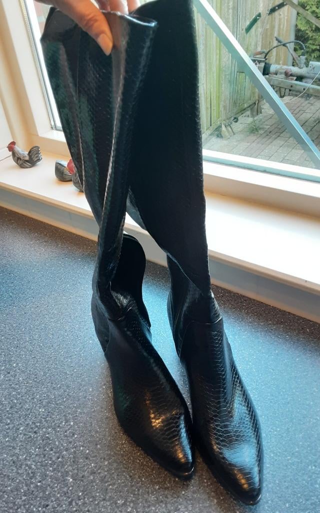 LANGE LEREN LAARZEN MET CROCO PRINT MARCO TOZZI NIEUW !!, Dieren en Toebehoren, Ophalen of Verzenden, Nieuw, Dressuur, Schoeisel