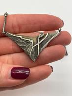 C796 Prachtige zilveren ketting finse stijl, Ophalen of Verzenden, Zilver, Ketting