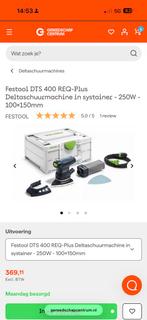 Splinternieuwe festool delta schuurmachine 2x, Doe-het-zelf en Verbouw, Ophalen of Verzenden, Zo goed als nieuw, Minder dan 600 watt