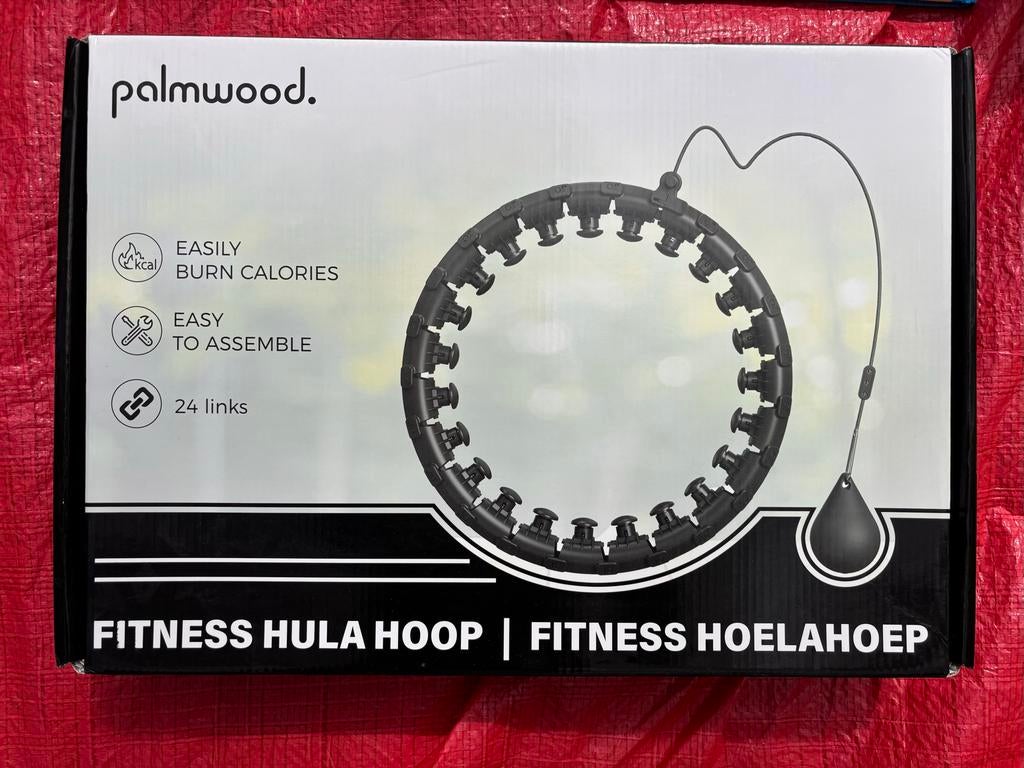 Palmwood Fitness Hoelahoep, Ophalen of Verzenden, Met gewicht, Nieuw, Fitness hoelahoep