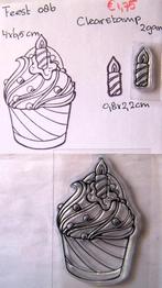 Feest 086 Clearstamp, Ophalen of Verzenden, Zo goed als nieuw, Clearstamp