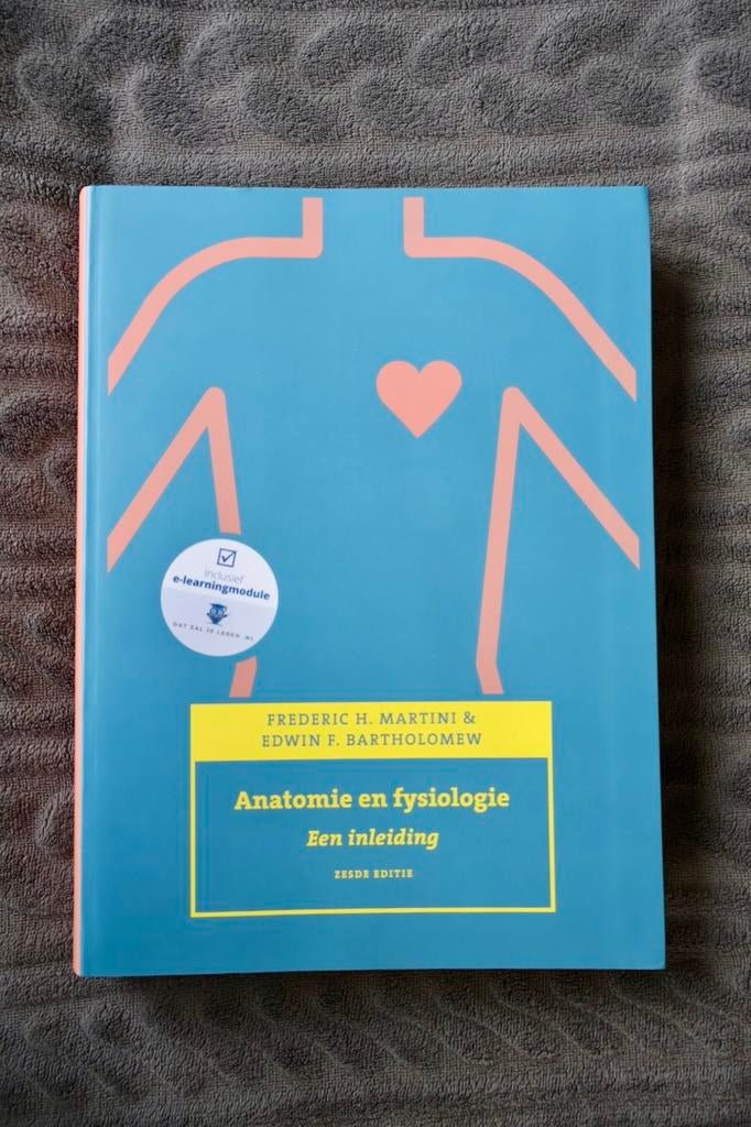 Anatomie en fysiologie Een inleding, Boeken, Studieboeken en Cursussen, Ophalen of Verzenden, Beta, Zo goed als nieuw, HBO