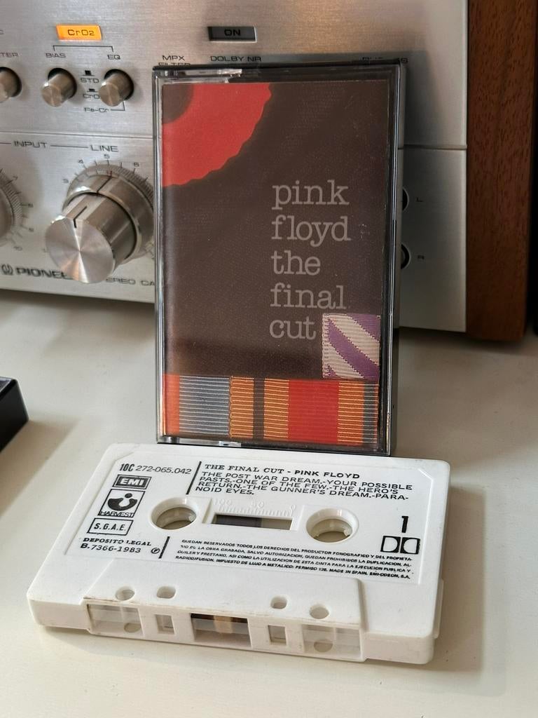 Pink Floyd - The Final Cut, Cd's en Dvd's, Cassettebandjes, Zo goed als nieuw, 1 bandje, Ophalen of Verzenden