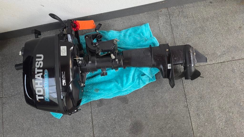 Tohatsu Fourstroke 5 PK Buitenboordmotor, Ophalen, Gebruikt, 5 tot 10 pk, Viertaktmotor