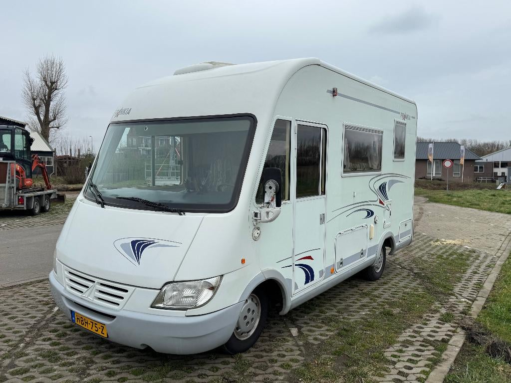 Frankia City Class Fiat Ducato Automaat Airco Vakantie klaar, Caravans en Kamperen, Campers, Airbags, Ringverwarming, Fiat, Diesel