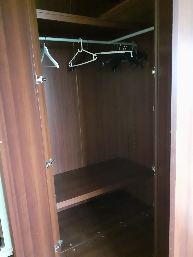 Hopen hoekkast met spiegels, Huis en Inrichting, Ophalen, Met deur(en), Gebruikt, 100 tot 150 cm